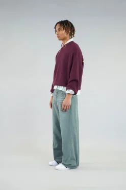 Scuffers Knitwear^Amore Burgundy Knit