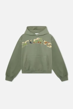 Scuffers Hoodies^Animal Green Hoodie