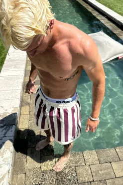 Scuffers Swimwear^Backyard Swimpants Burgundy