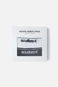Scuffers Underwear | The Basics By Scuffers^B&W Classic Boxer Briefs