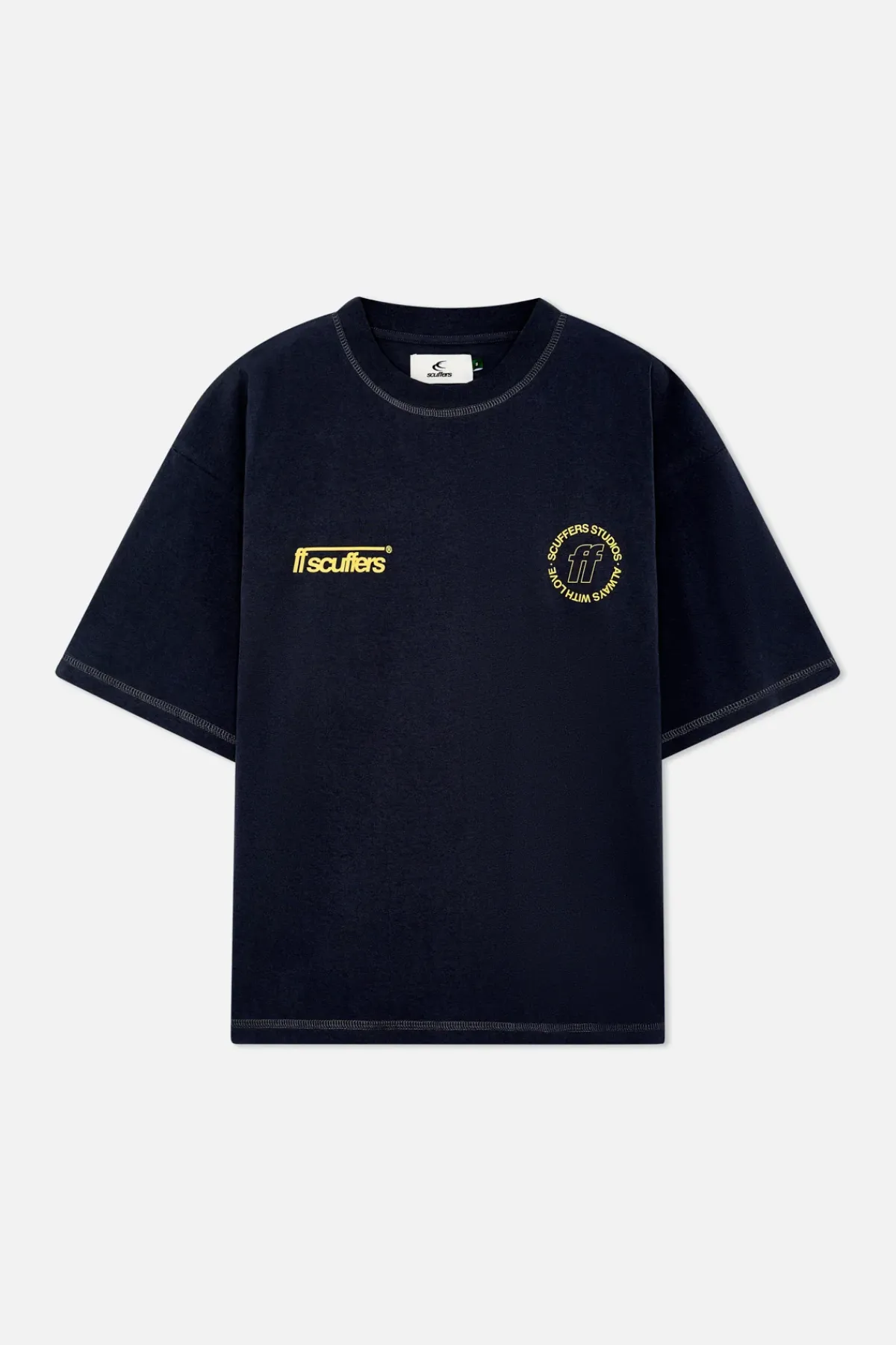 Scuffers T-shirts^Billy Dark Blue T-shirt