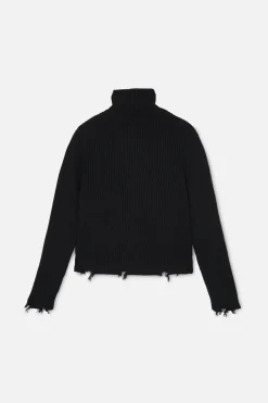 Scuffers Knitwear^Blackie Dark Zipper Knit