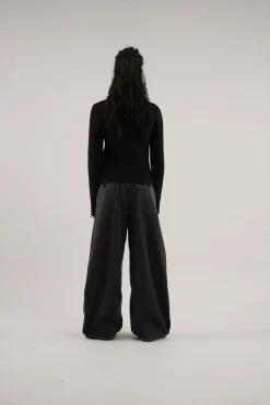 Scuffers Knitwear^Blackie Dark Zipper Knit