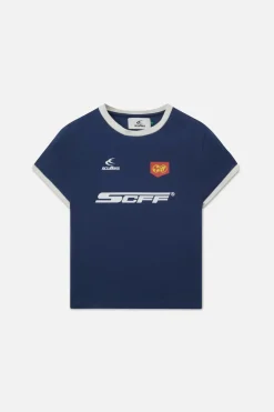 Scuffers Tops | T-shirts^Block Top Dark Blue