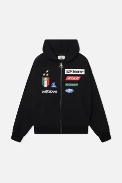 Scuffers Hoodies^By Air Black Zipper