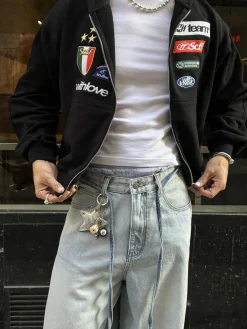 Scuffers Hoodies^By Air Black Zipper