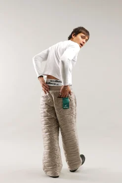 Scuffers Pants & Sweatpants^Champagne Quilted Grey Pants