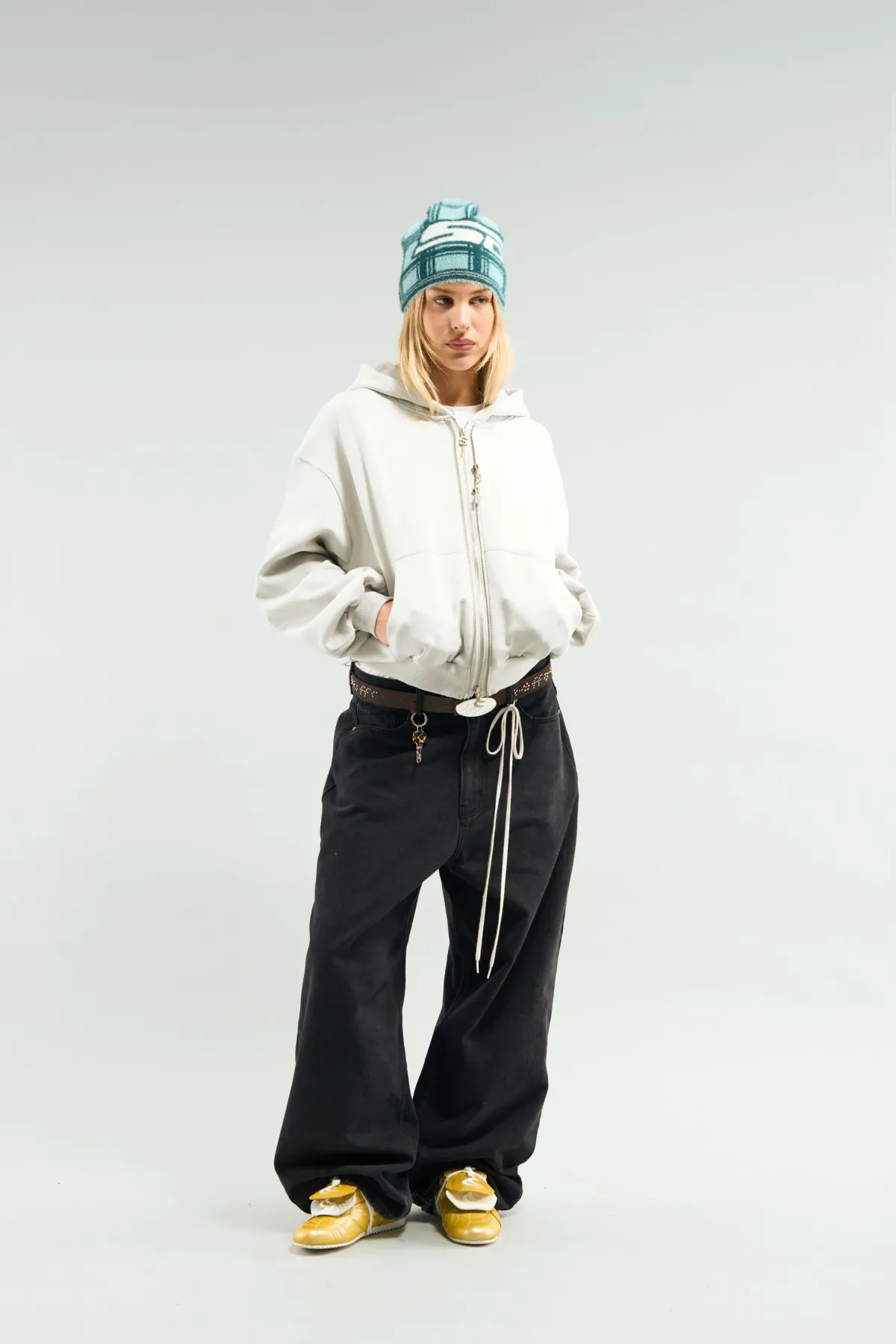 Scuffers Beanies^Checked Mohair Beanie
