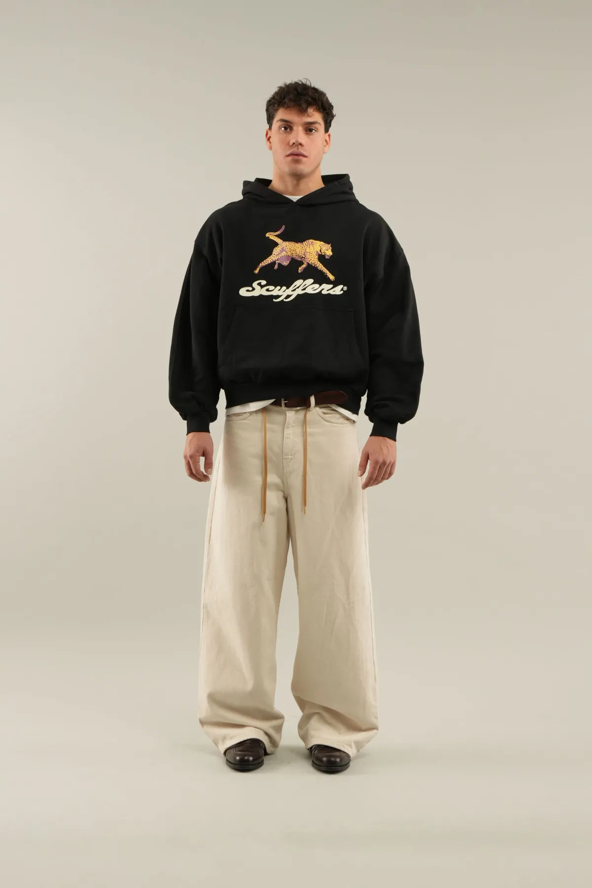 Scuffers Hoodies^Cheetah Black Hoodie