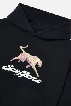 Scuffers Hoodies^Cheetah Black Hoodie