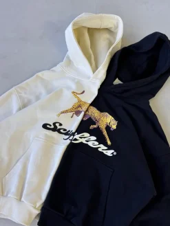 Scuffers Hoodies^Cheetah Black Hoodie