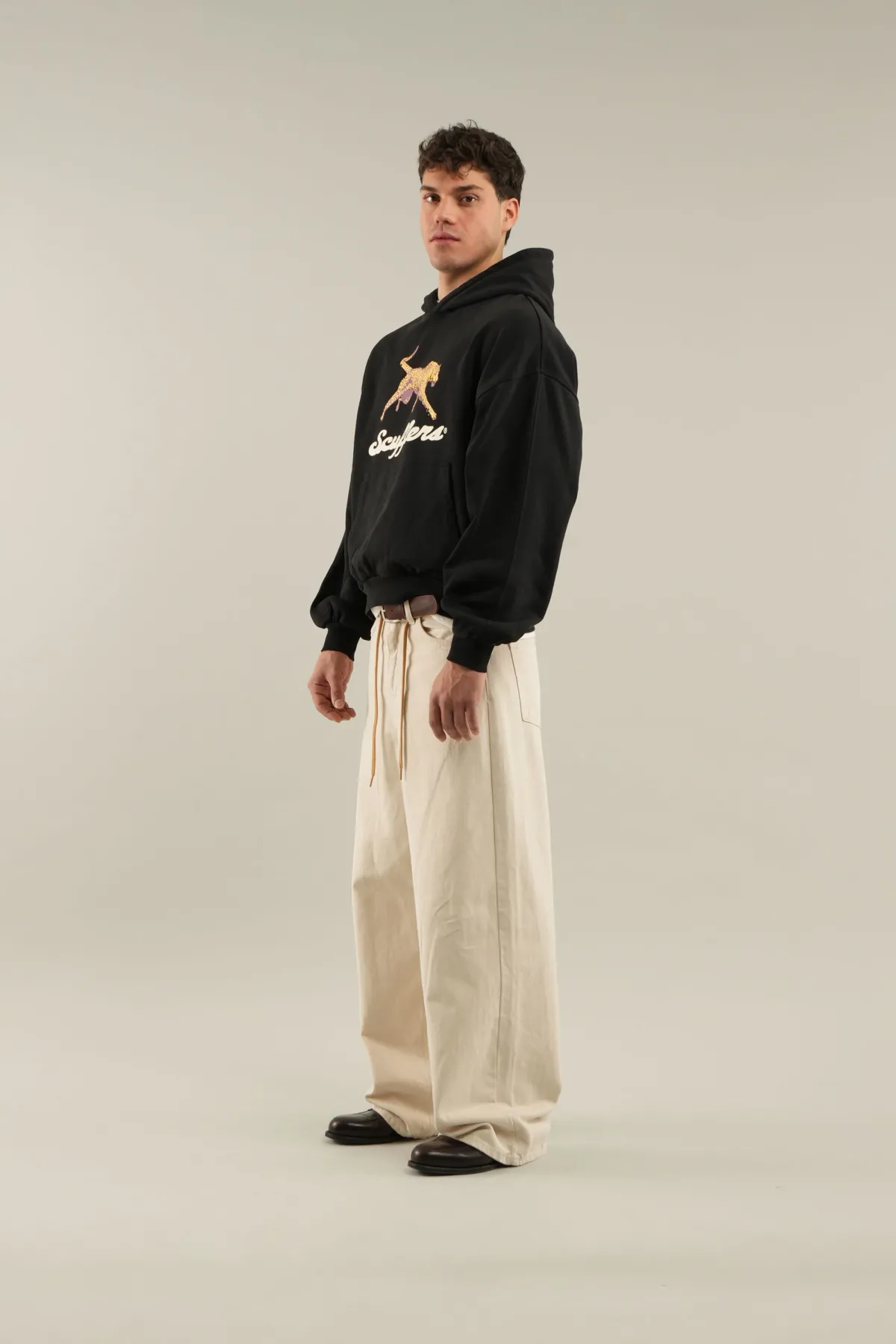Scuffers Hoodies^Cheetah Black Hoodie