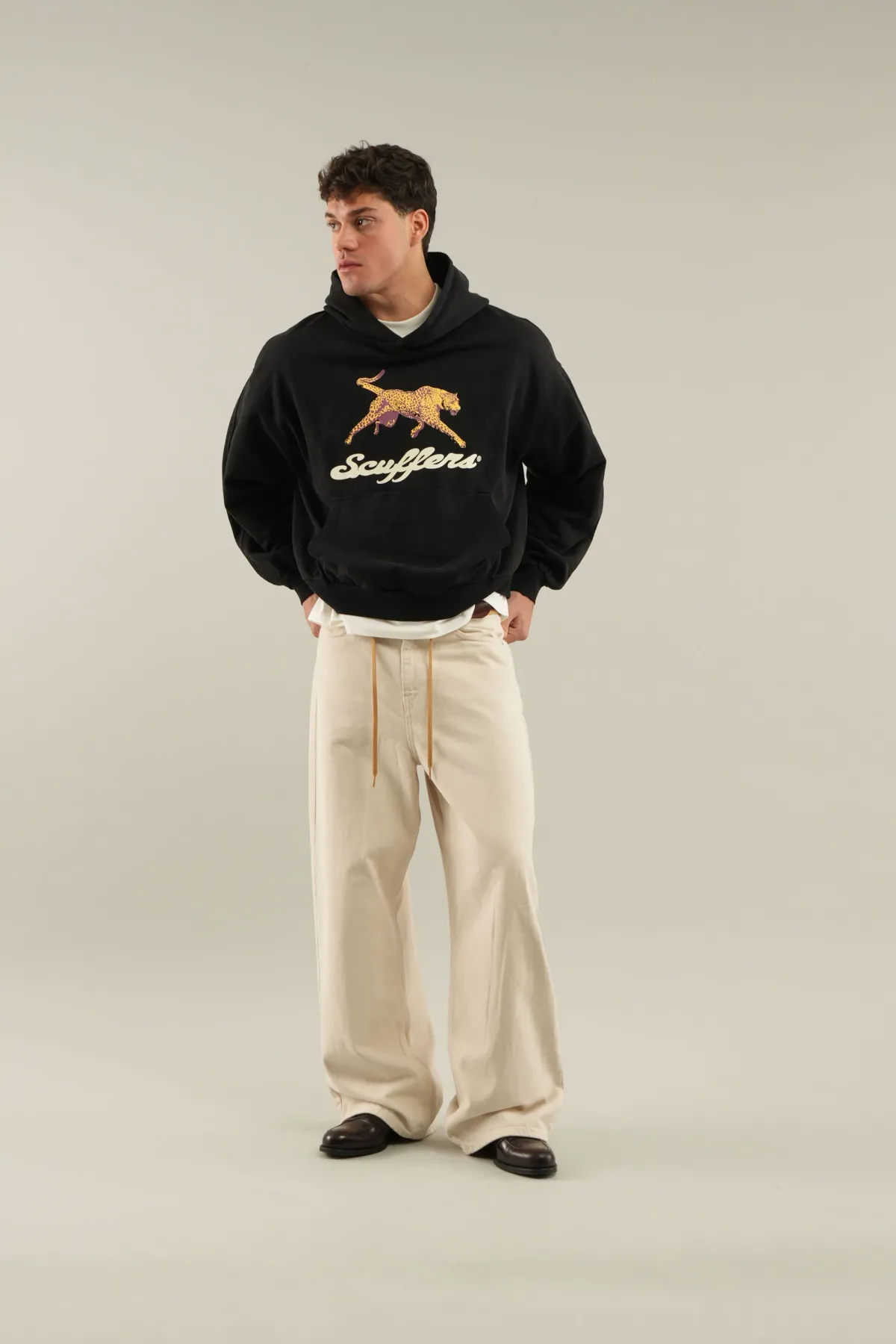 Scuffers Hoodies^Cheetah Black Hoodie