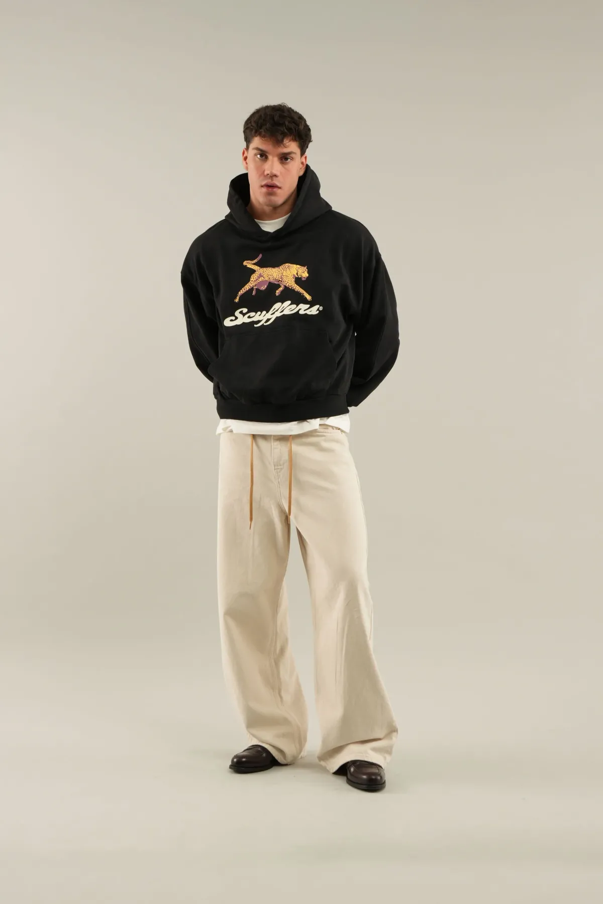 Scuffers Hoodies^Cheetah Black Hoodie