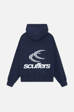 Scuffers Hoodies^Chester Blue Hoodie