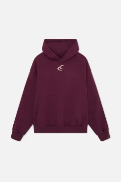 Scuffers Hoodies^Chester Burgundy Hoodie