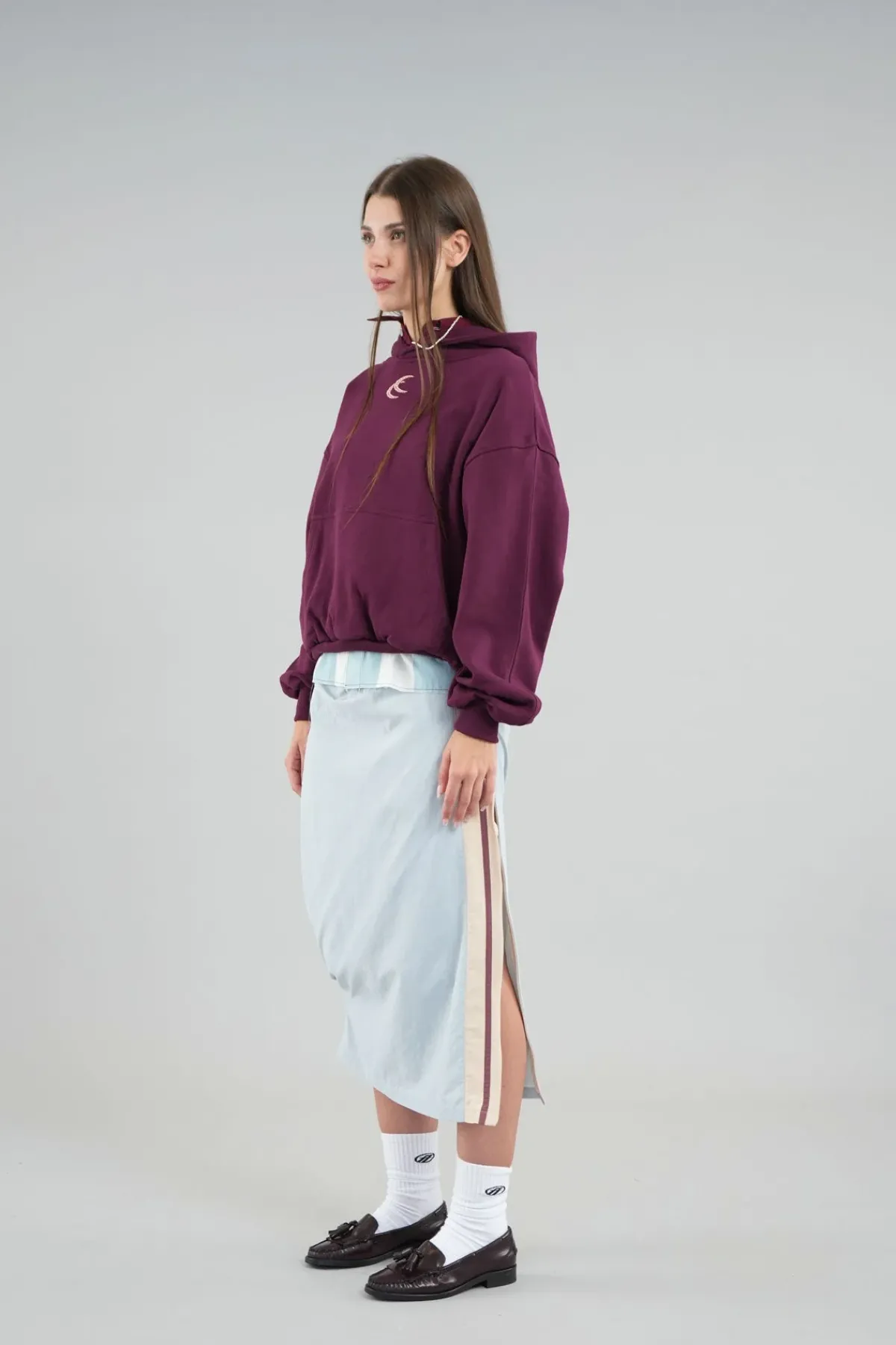 Scuffers Hoodies^Chester Burgundy Hoodie