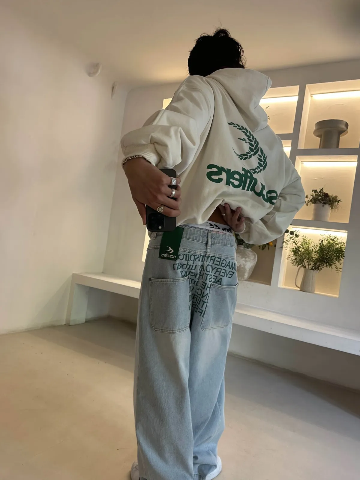 Scuffers Hoodies^Chester Ecru Hoodie