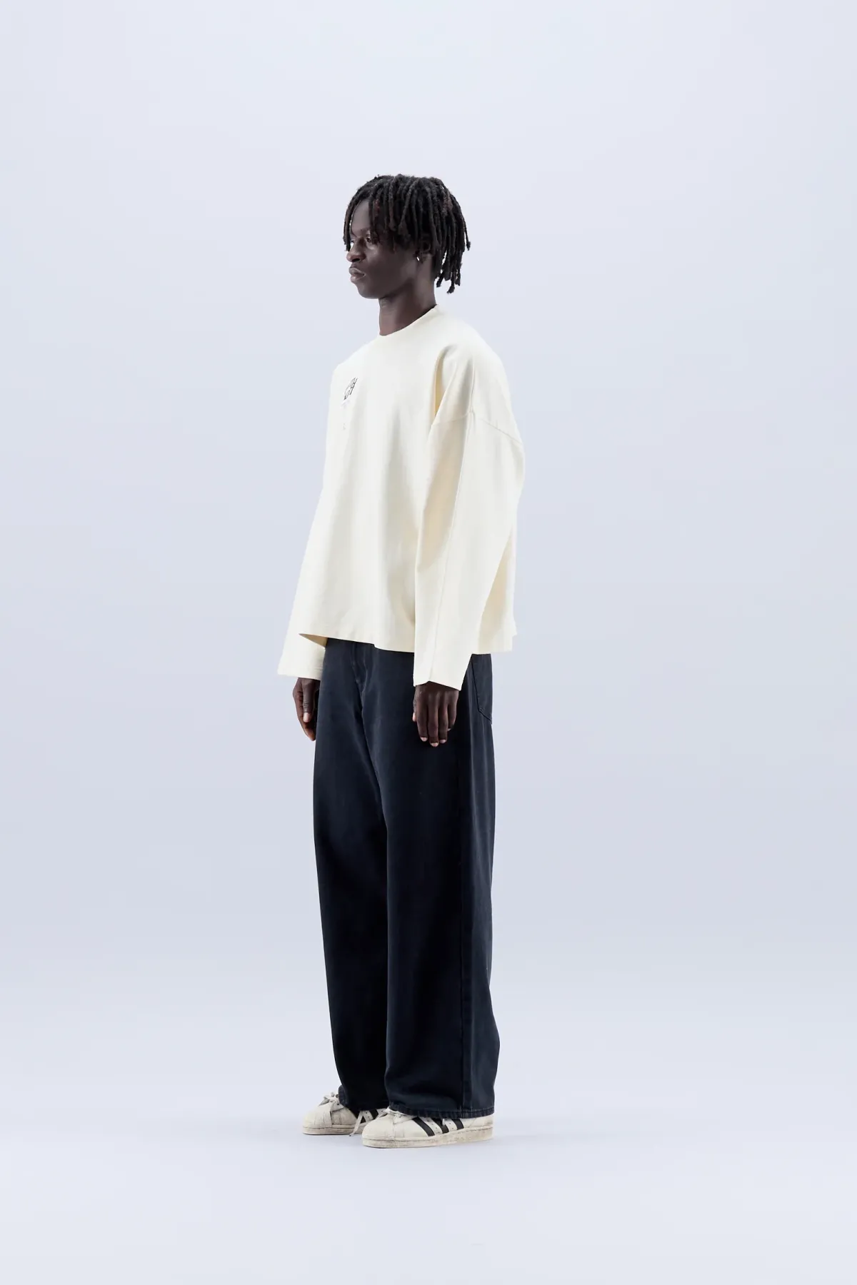 Scuffers Crewneck^Com Ecru Sweatshirt