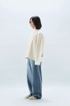 Scuffers Crewneck^Com Ecru Sweatshirt