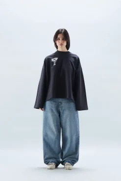 Scuffers Crewneck^Com Navy Blue Sweatshirt