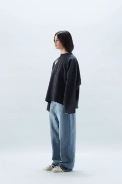 Scuffers Crewneck^Com Navy Blue Sweatshirt
