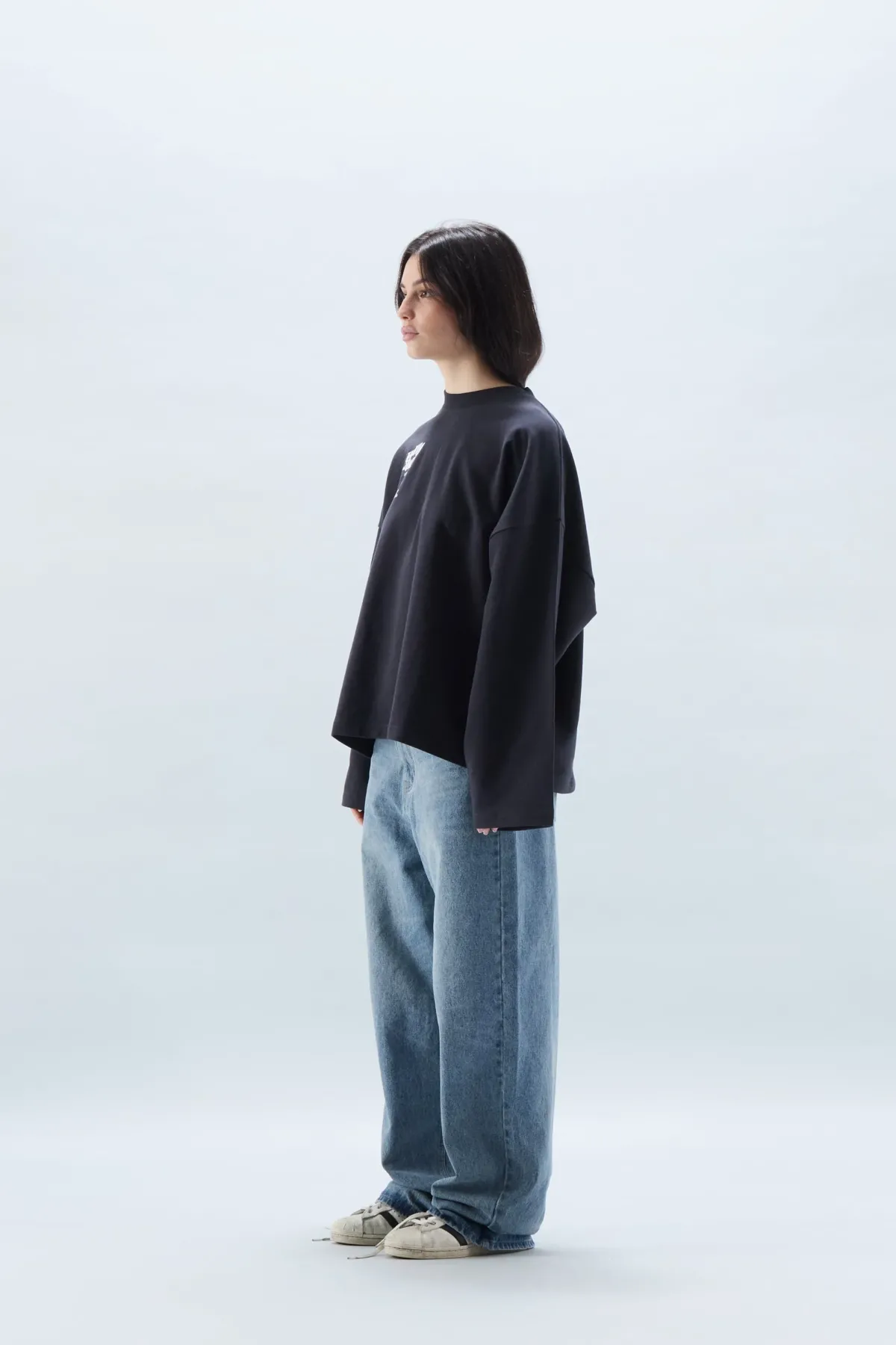 Scuffers Crewneck^Com Navy Blue Sweatshirt