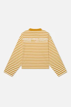 Scuffers Long Sleeves^Curator Orange & White Longsleeve