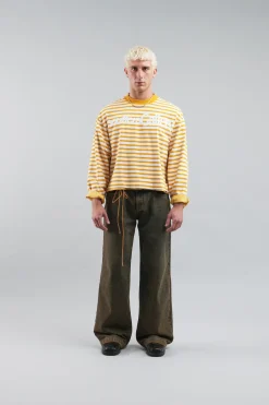 Scuffers Long Sleeves^Curator Orange & White Longsleeve