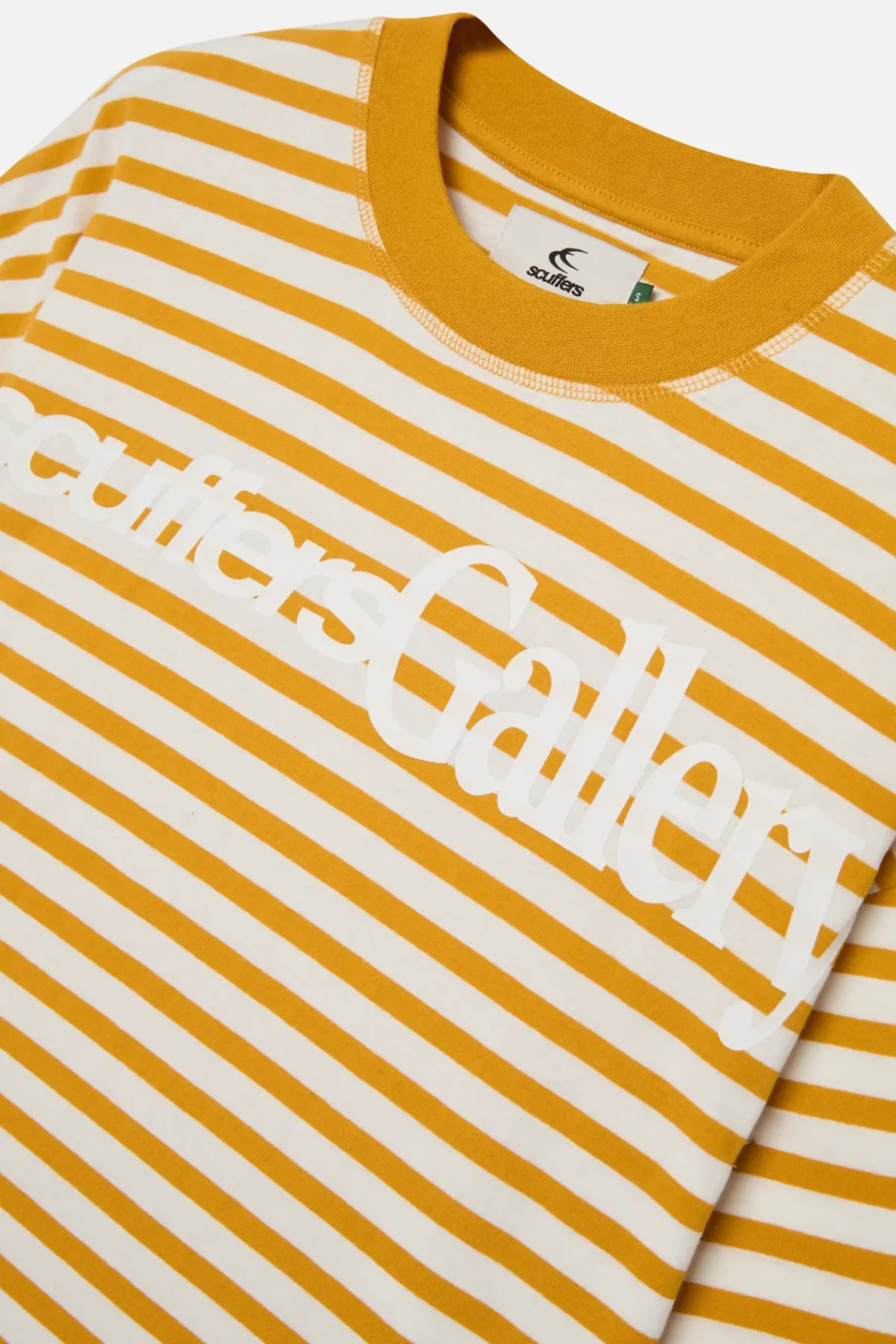 Scuffers Long Sleeves^Curator Orange & White Longsleeve