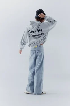 Scuffers Hoodies^Dancing Hoodie Grey