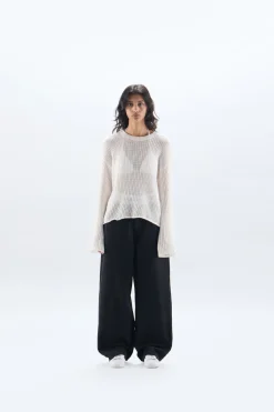Scuffers Knitwear^Double Moon White Open Knit