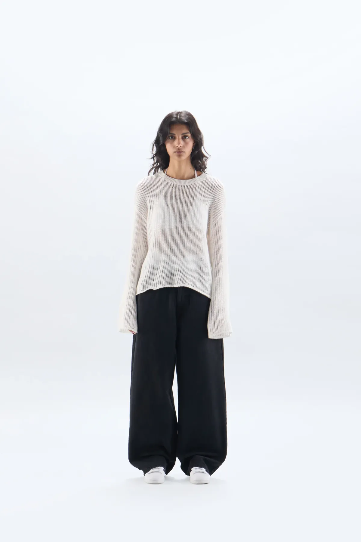 Scuffers Knitwear^Double Moon White Open Knit