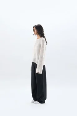 Scuffers Knitwear^Double Moon White Open Knit