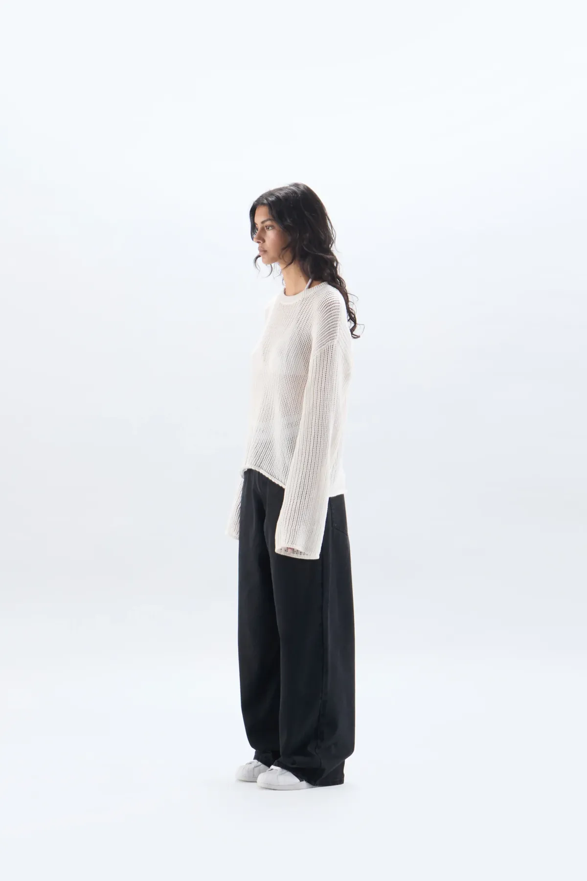 Scuffers Knitwear^Double Moon White Open Knit