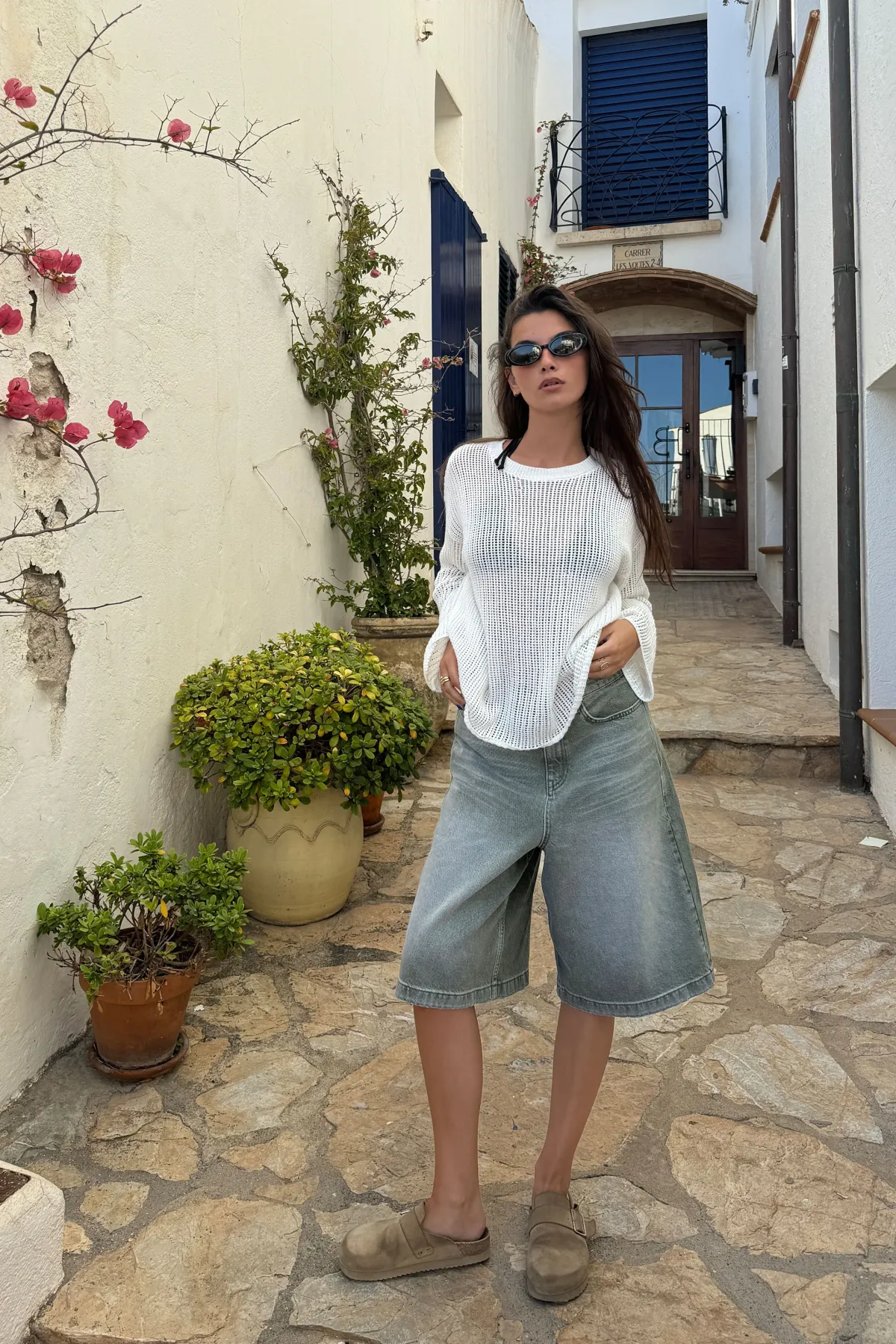 Scuffers Knitwear^Double Moon White Open Knit