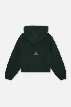 Scuffers Knitwear^Emblem Green Zipper Knit