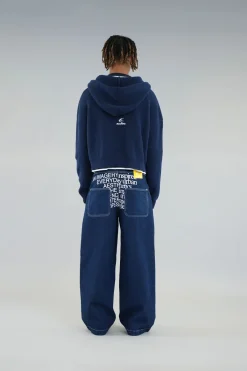 Scuffers Knitwear^Emblem Navy Zipper Knit