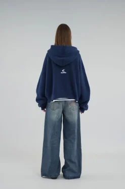 Scuffers Knitwear^Emblem Navy Zipper Knit