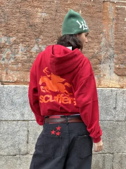 Scuffers Hoodies^Emblem Red Hoodie