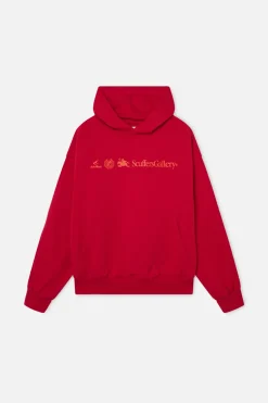 Scuffers Hoodies^Emblem Red Hoodie
