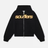 Scuffers Hoodies^Essential Black Zipper
