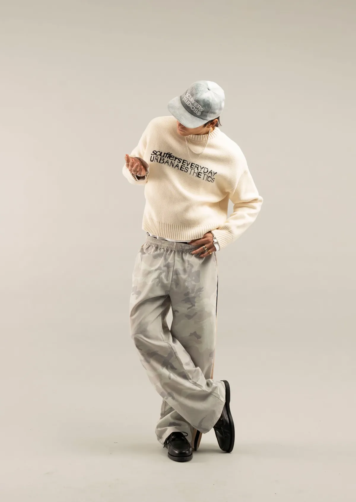 Scuffers Knitwear^Essential Ecru Knit
