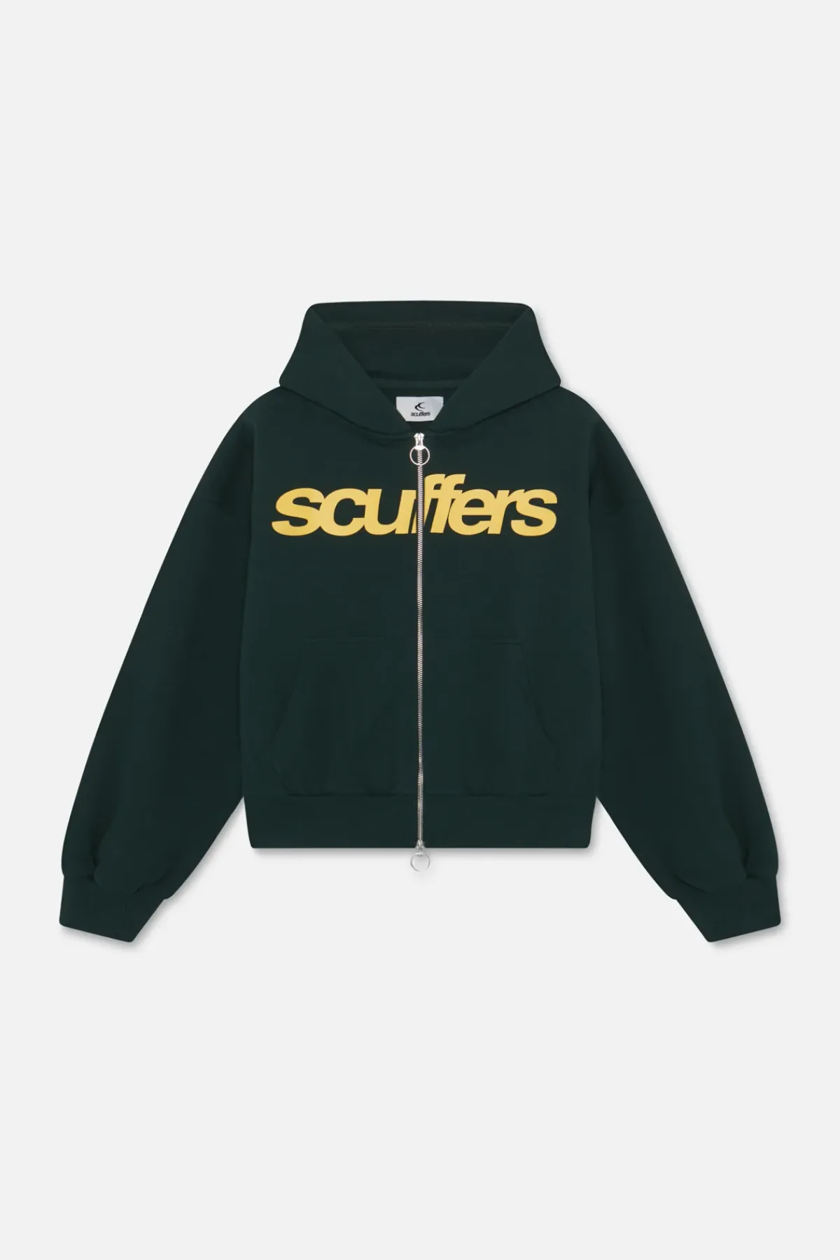 Scuffers Hoodies^Essential Green Zipper