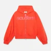 Scuffers Hoodies^Essential Orange Zipper