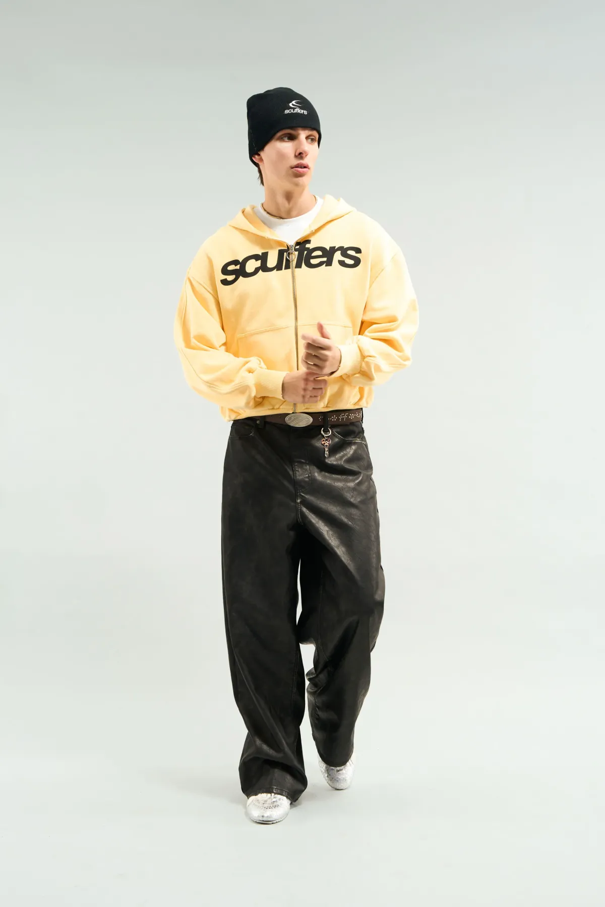 Scuffers Hoodies^Essential Yellow Zipper