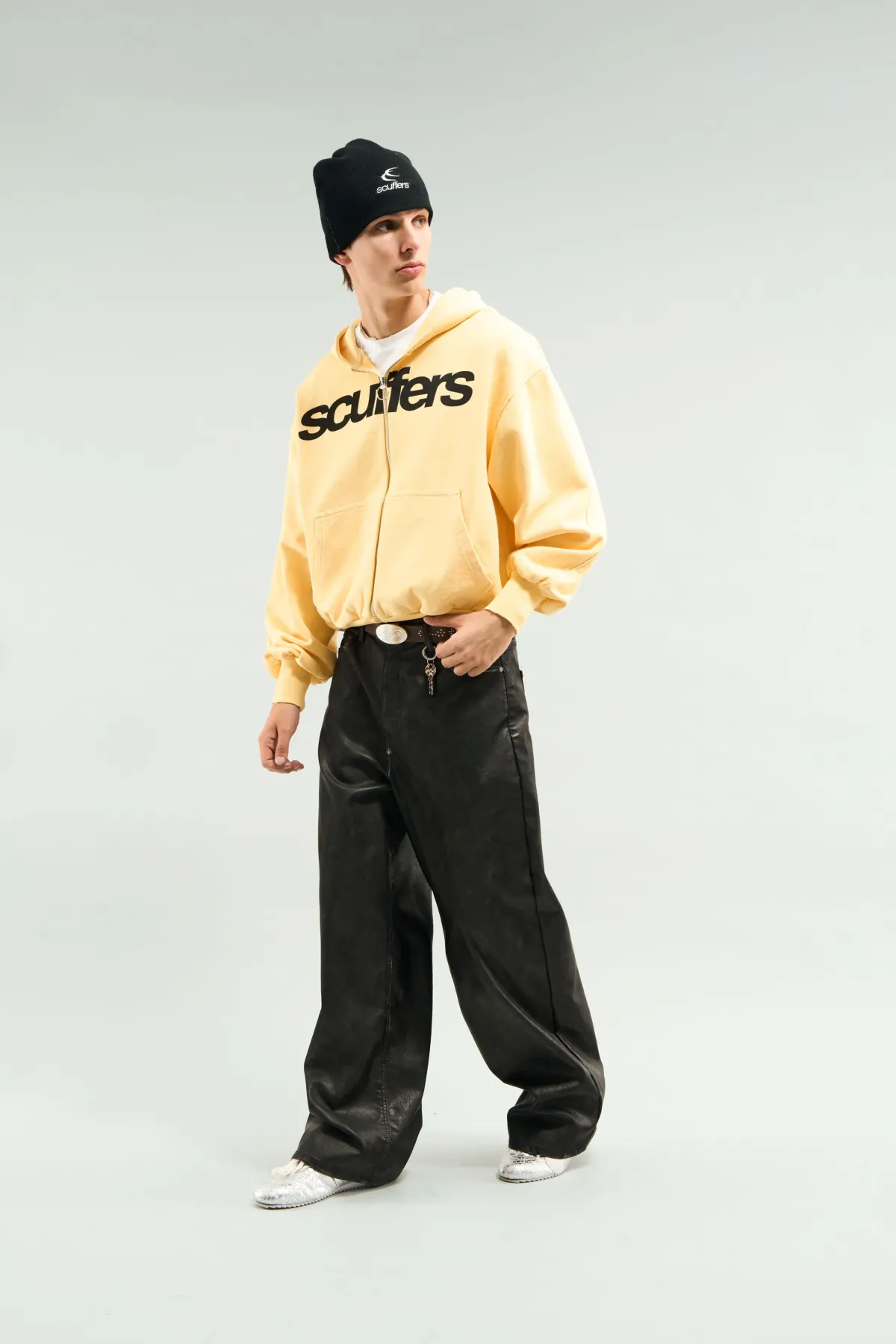 Scuffers Hoodies^Essential Yellow Zipper