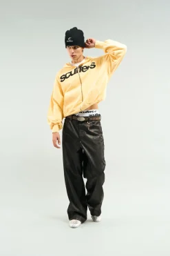 Scuffers Hoodies^Essential Yellow Zipper