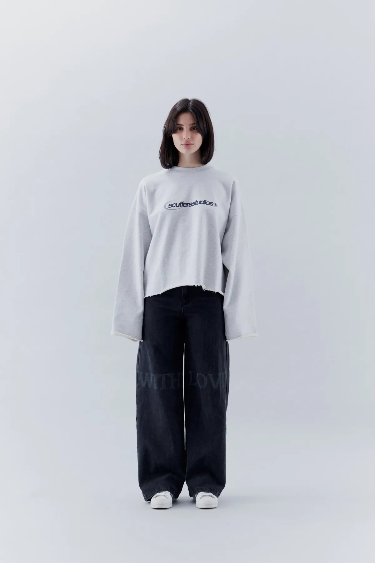 Scuffers Crewneck^FFS Light Grey Sweatshirt