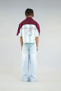 Scuffers Shirts & Polos^Forza Burgundy & Blue Shirt